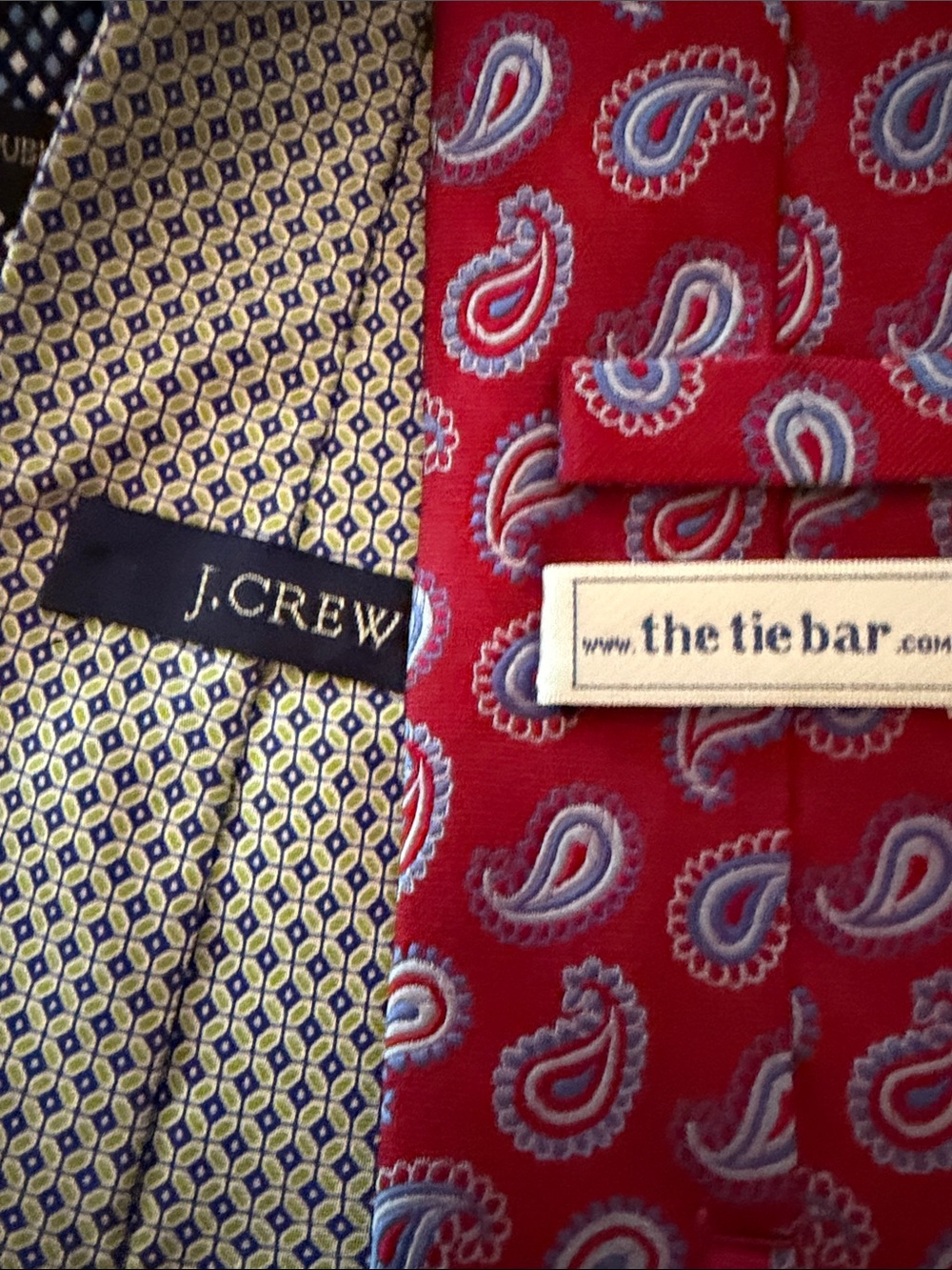 10 Men’s Silk Tie Lot Zegna Brooks Brothers J.Crew Tie Bar Banana Republic - Picture 9 of 14